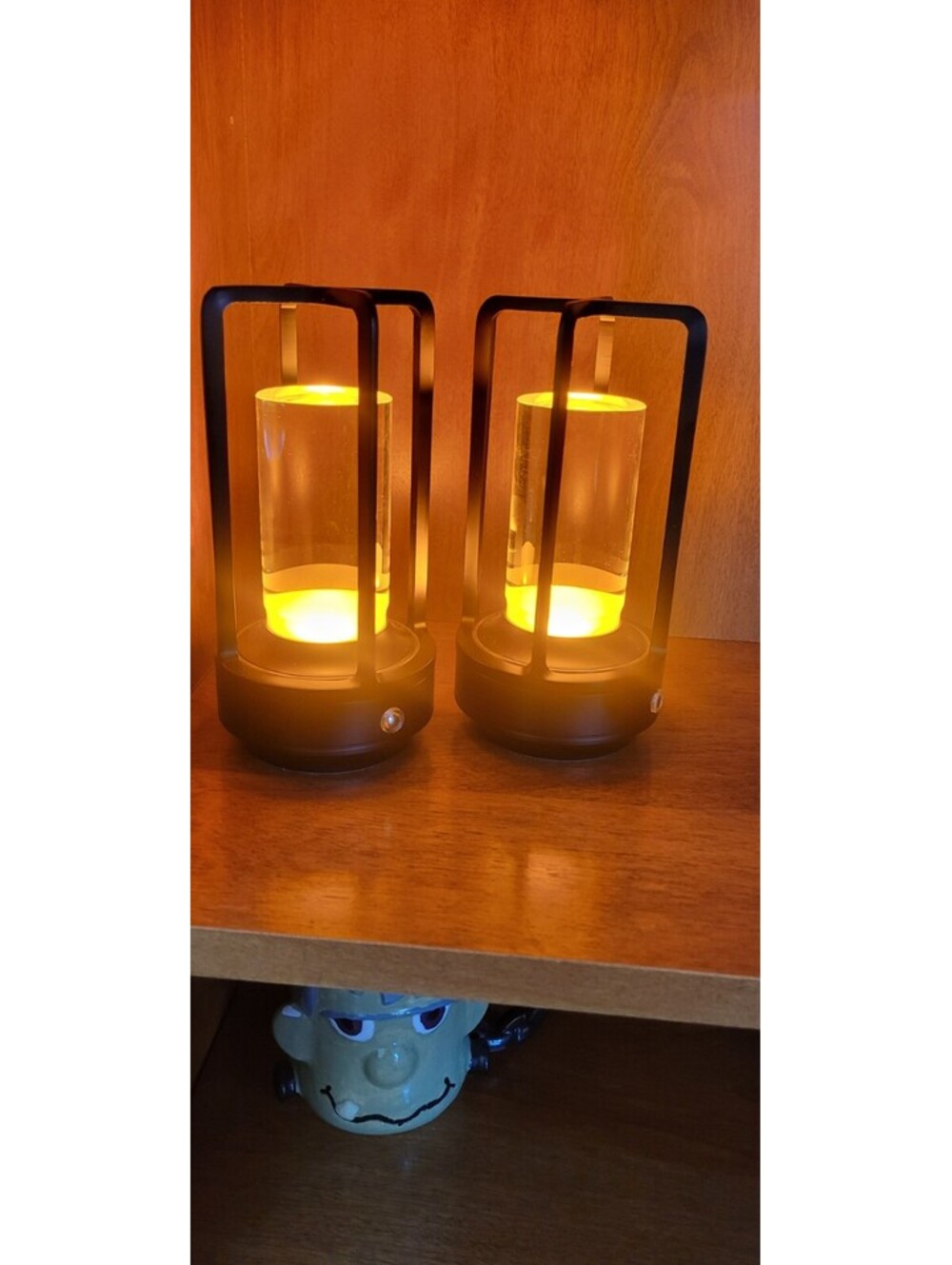 Set of 2 cordless table lamps
